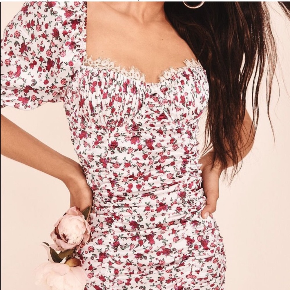 For Love and Lemons Melrose floral mini dress Victorias Secret